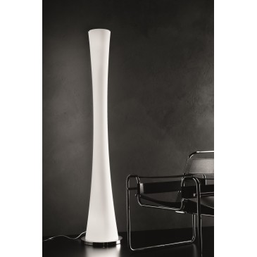 Clessidra floor lamp in blown glass available in 3 finishes