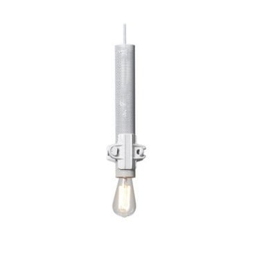 Lampe à suspension Nando en métal blanc, anthracite ou doré. Douille de lampe type E 27