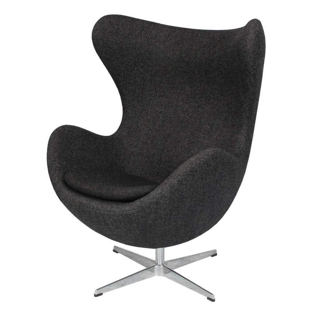 Egg fauteuil van Arne Jacobsen in wol of echt leer