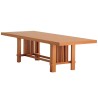 Heruitgave van de Talisien-tafel van Frank Lloyd Wright in massief kersenhout