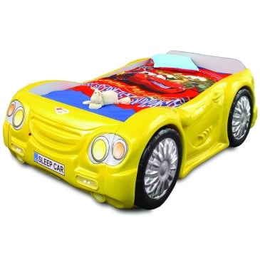 plastiko auto letto giallo