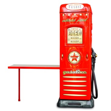 Armadietto e Scrivania distributore benzina o cabina telefonica inglese