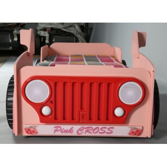 plastiko roze jeep bedmasker