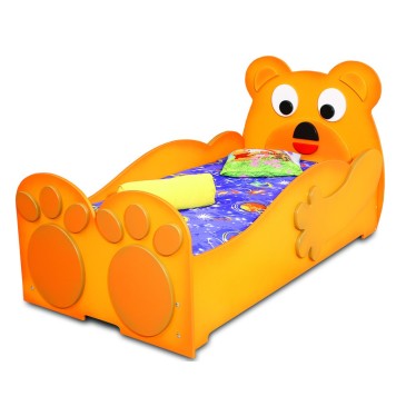 Teddy Bear bed in mdf in the shape of a bear ideal for boys and girls