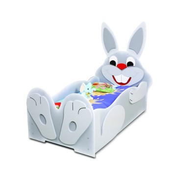 Bunny-shaped cot for cuddly girls
