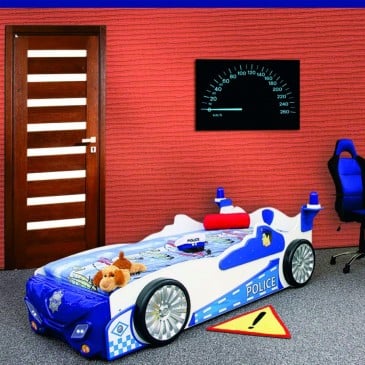 POLICE model mdf kids bed made like a real police car