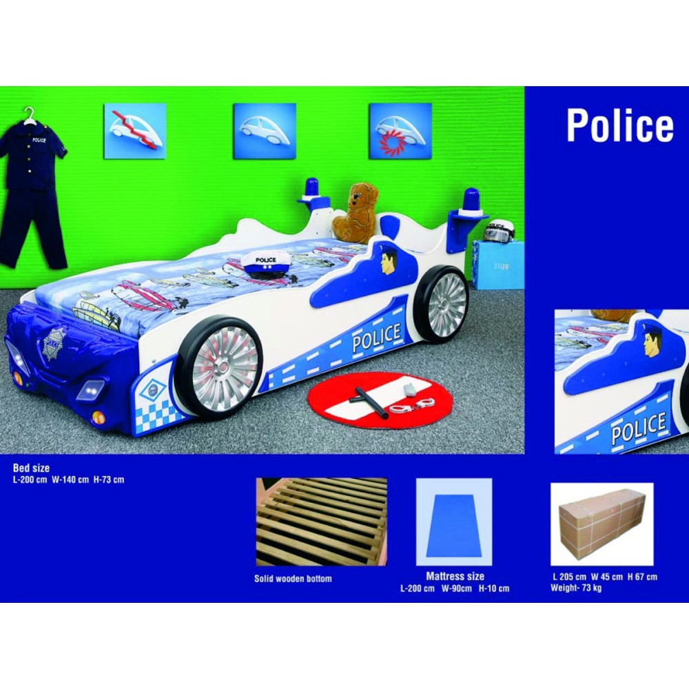 Cama modelo POLICE en mdf