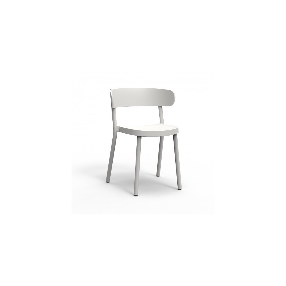Casino outdoor or indoor chair in stackable polypropylene available in several colors