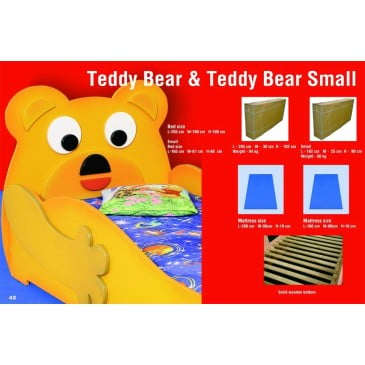 Cama individual para niños modelo TEDDY BEAR