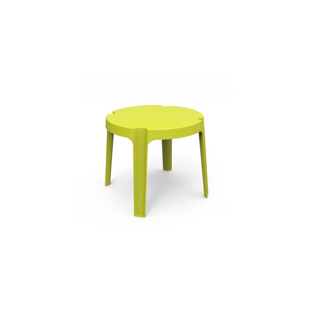 itamoby Rita stapelbarer Tisch im Freien aus Polyethylen in verschiedenen Farben erhältlich