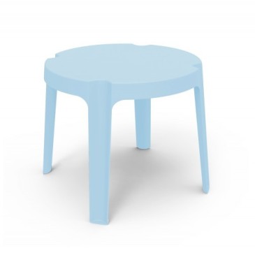 Table basse d'extérieur empilable Rita en polyéthylène disponible en différentes couleurs
