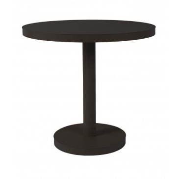 Barcino Round outdoor table in aluminum available in 2 sizes