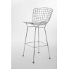 Re-edition of Diamond Bertoia stool with leather or fabric cushion