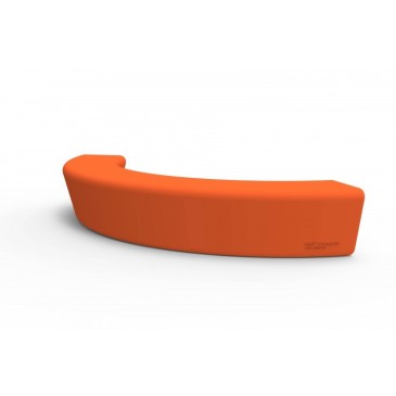 Hoop outdoor sofa in polyethylene that can be coupled available in three different shapes