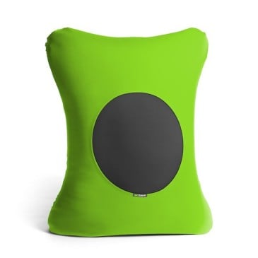 X FIVE pouf in elastic microfibre and breathable lycra padded with polyurethane foam spheres