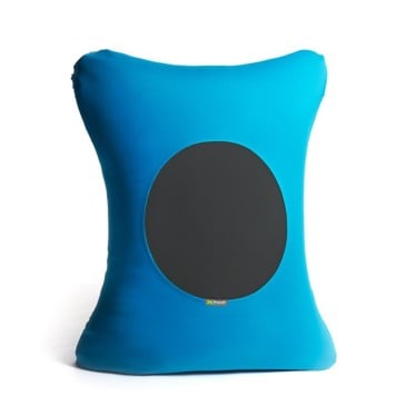 X FIVE pouf in elastic micro-fiber and breathable lycra padded with polyurethane foam spheres