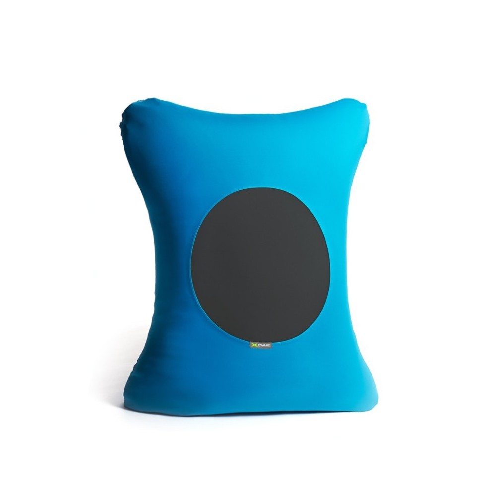X FIVE pouf in elastic microfibre and breathable lycra padded with polyurethane foam spheres