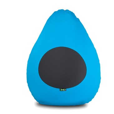 Pufe para crianças Junior 100% fabricado na Itália em microfibra elástica respirável em forma de gota em várias cores