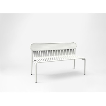 WEEK END outdoor bench in aluminum available in several colors