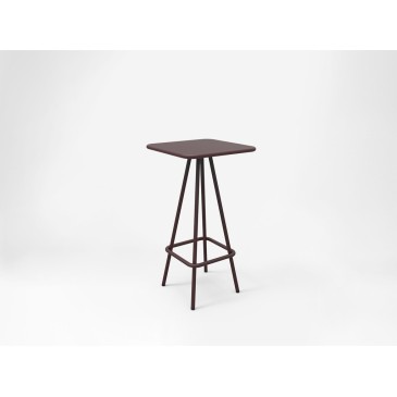Tavolino per esterno WEEK END in alluminio verniciato a polvere disponibile in molti colori