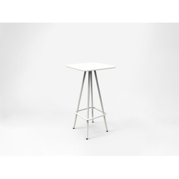 Tavolino per esterno WEEK END in alluminio verniciato a polvere disponibile in molti colori