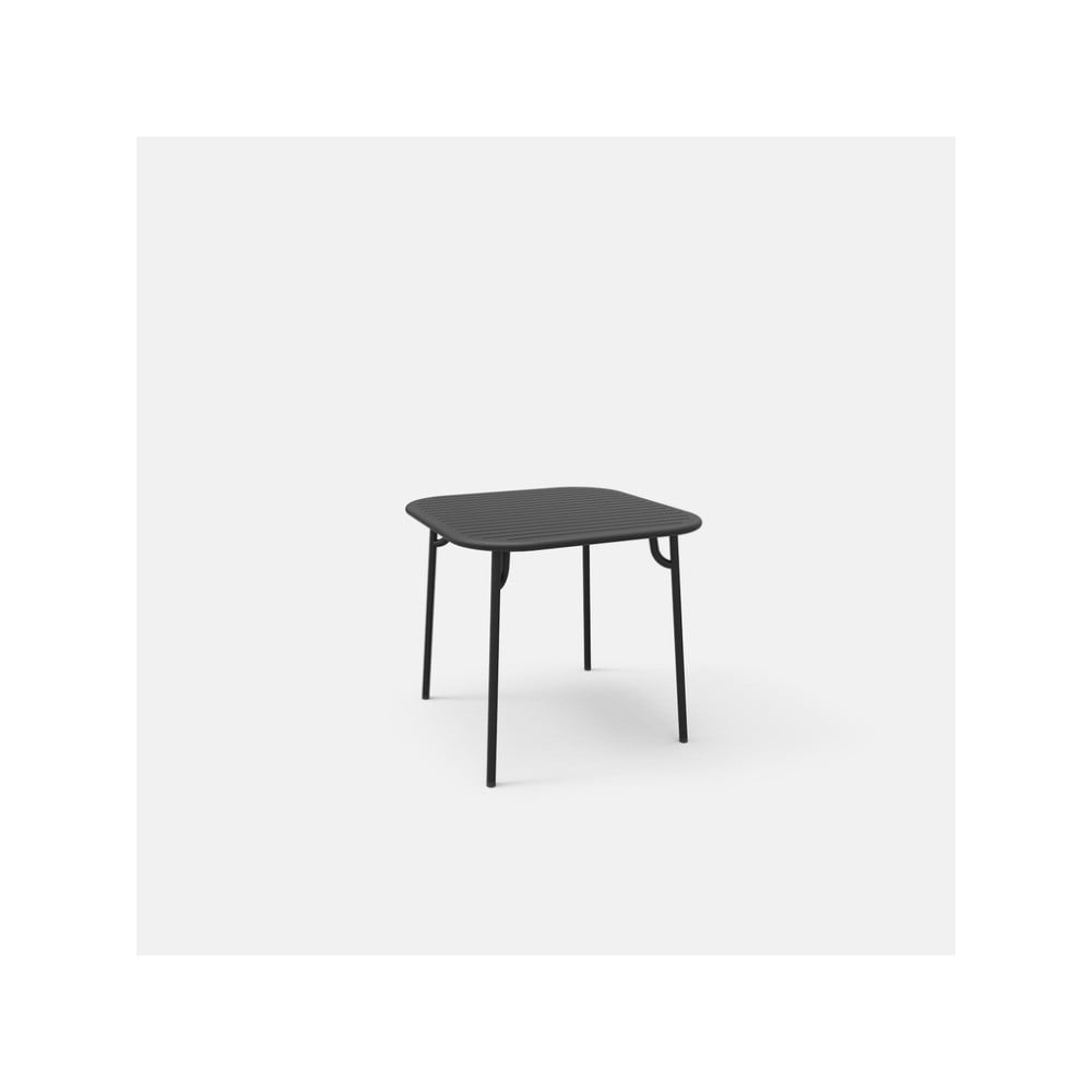 Fixed table for eternal WEEK END in powder coated aluminum available in many finishes