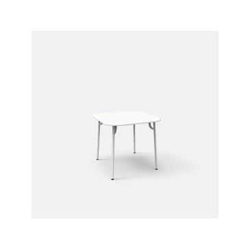 Fixed table for outdoor WEEK END in powder coated aluminum available in many finishes