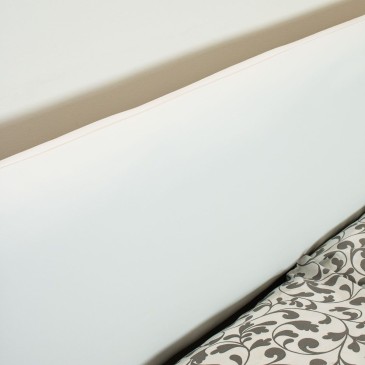 Adele Doppelbett ohne Behälter mit Lattenrost inklusive mit Kunstleder bezogen in zwei Farben erhältlich
