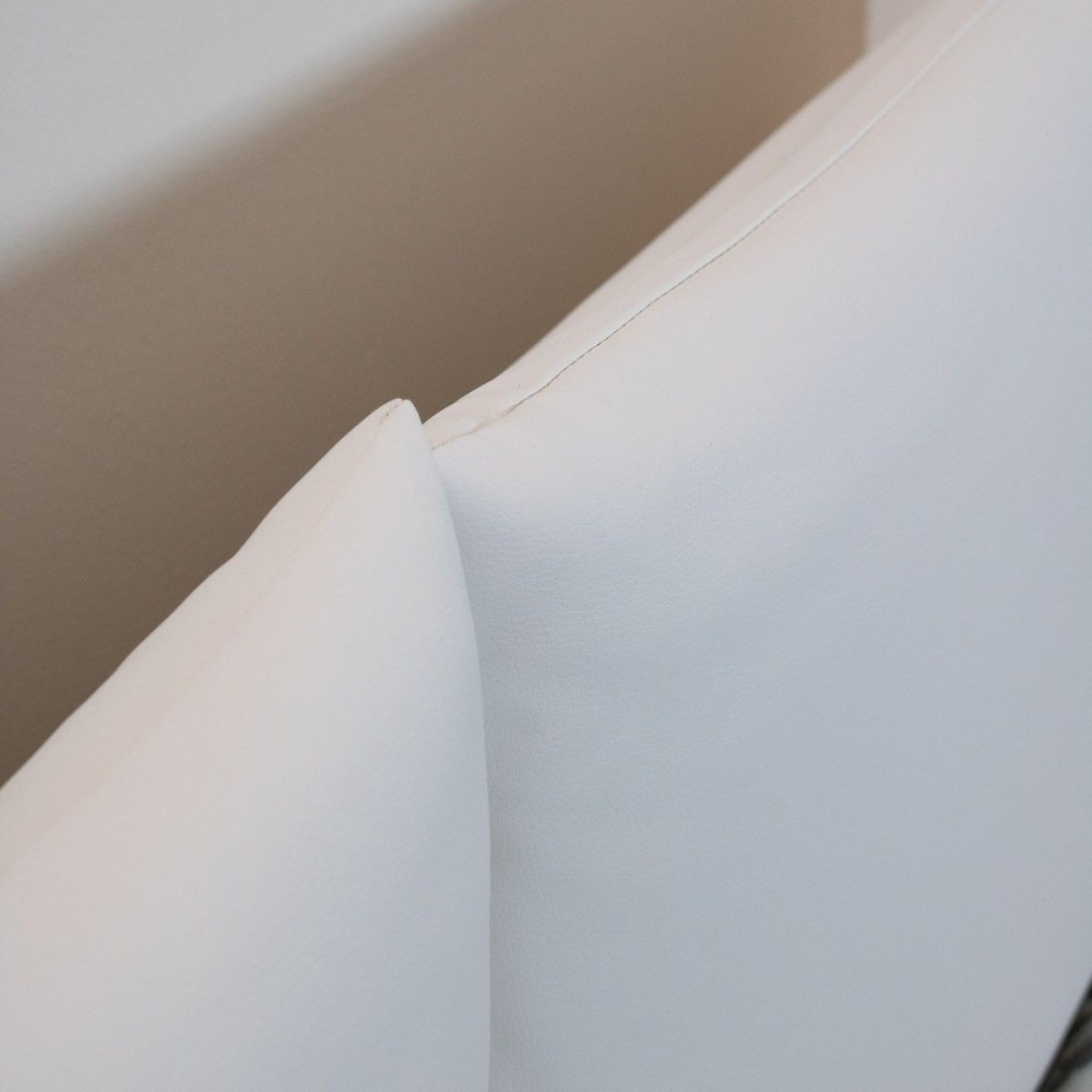 Antea Doppelbett mit Behälterstruktur oder ohne und Netz enthalten. Bezug aus Kunstleder mit vollständig abnehmbaren Bezügen