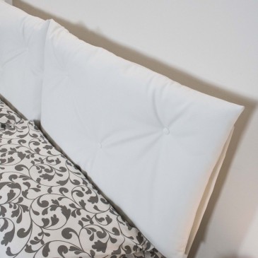 Appia Doppelbett aus vollständig abnehmbarem Kunstleder mit oder ohne Behälterstruktur