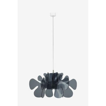 Lampe à suspension Aralia en méthacrylate disponible en deux finitions et deux tailles