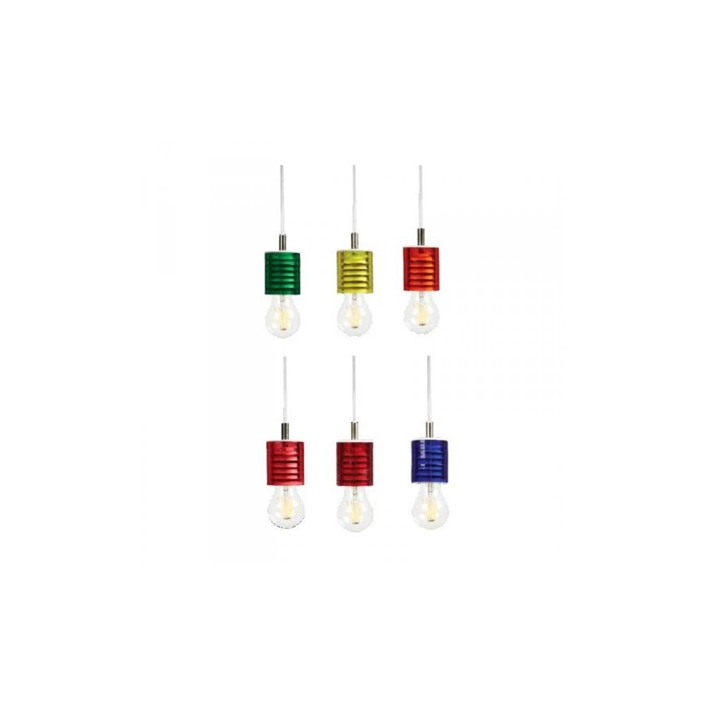 Carioca suspension lamp in methacrylic available in many colors