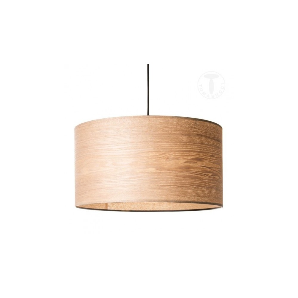 Varm pendant with transparent acrylic lampshade, for kitchens.