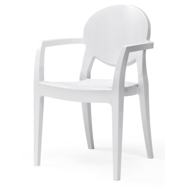 Witte Iglo schurft fauteuil