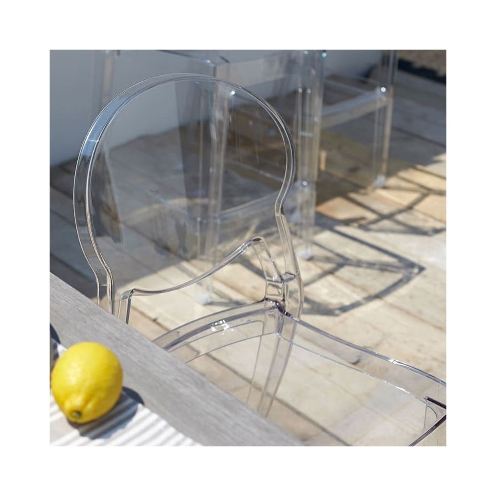 transparent igloo scab chair