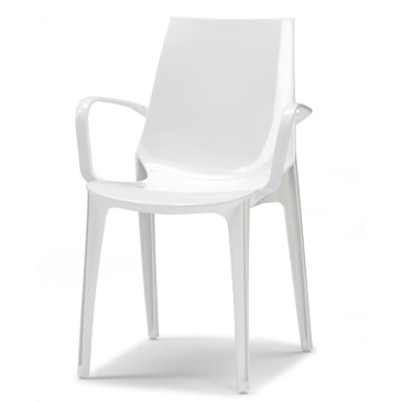 white scab vanity chair with armrests