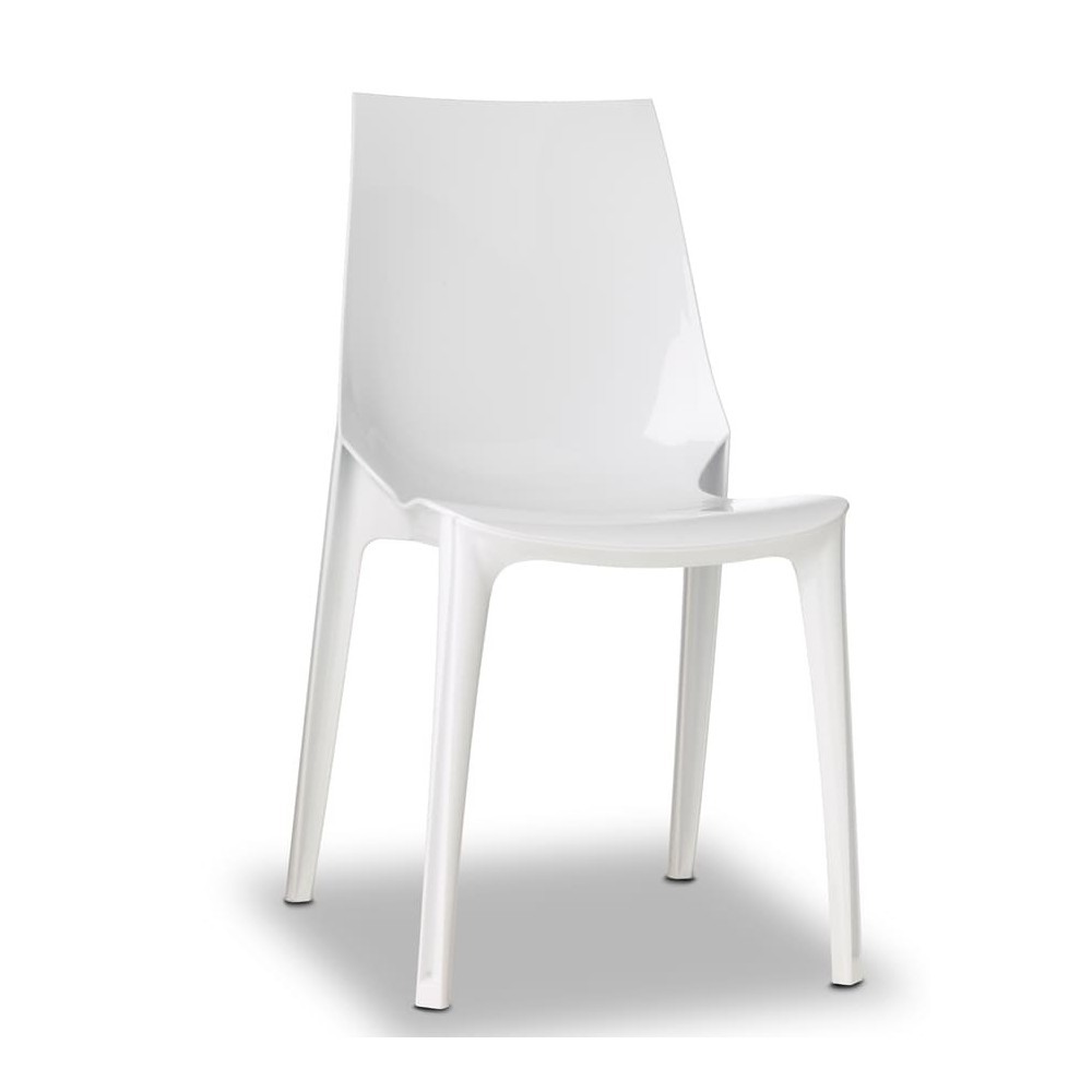 vanity chair scab transparent smoked white