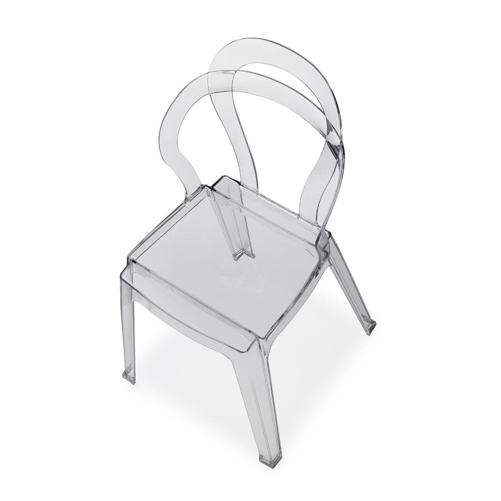 titì scab transparenter geräucherter Stuhl