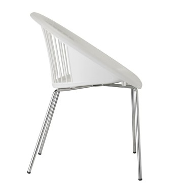 Scab design Giulia fauteuil met chromen poten | kasa-store