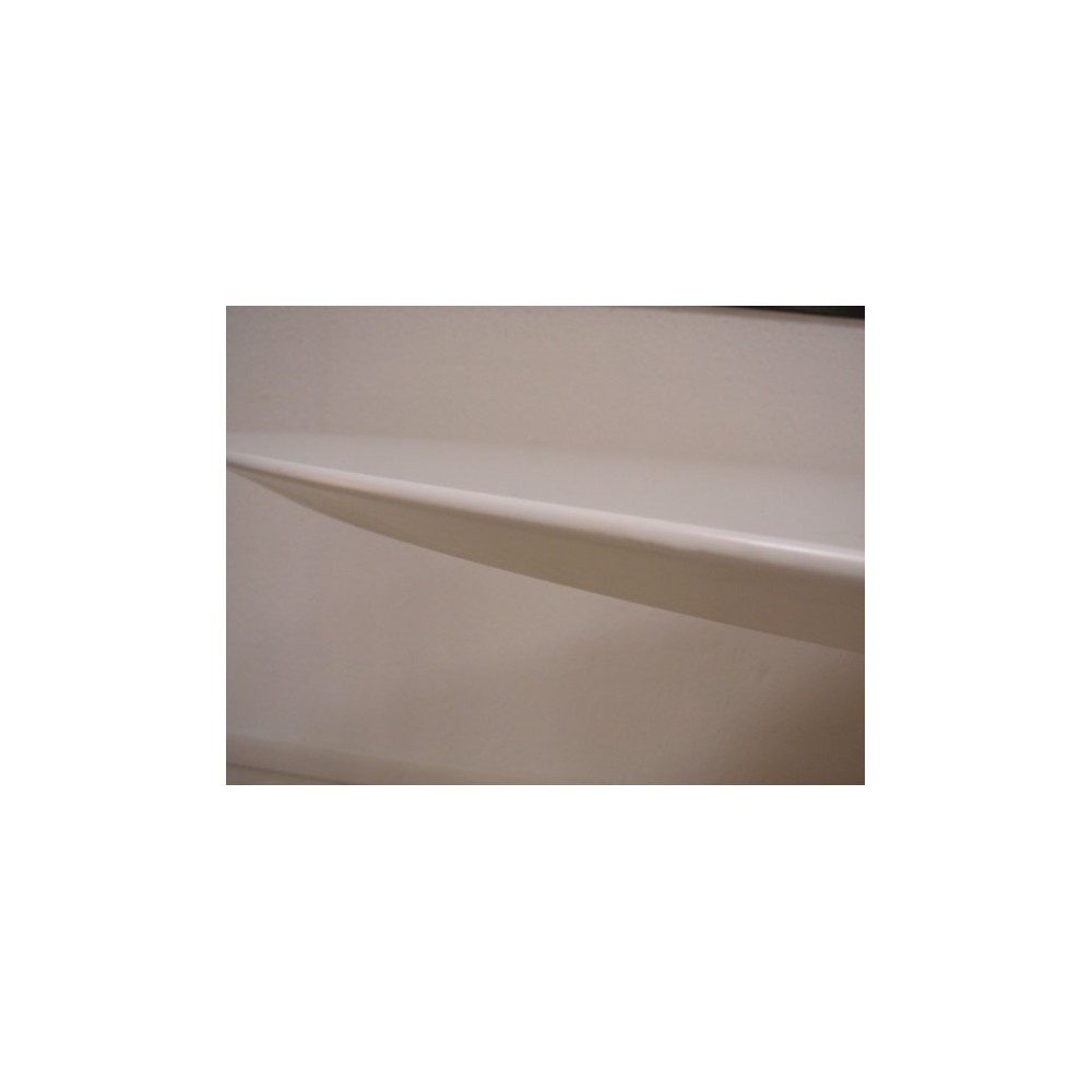 tulp ronde tafel diam van 127 cm tot 180 cm bijzondere bovenrand in wit of zwart laminaat of marmer