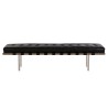 Re-edition of Barcellona bench or sofa by Ludwig Mies van der Rohe in real Italian leather 2 or 3 seats