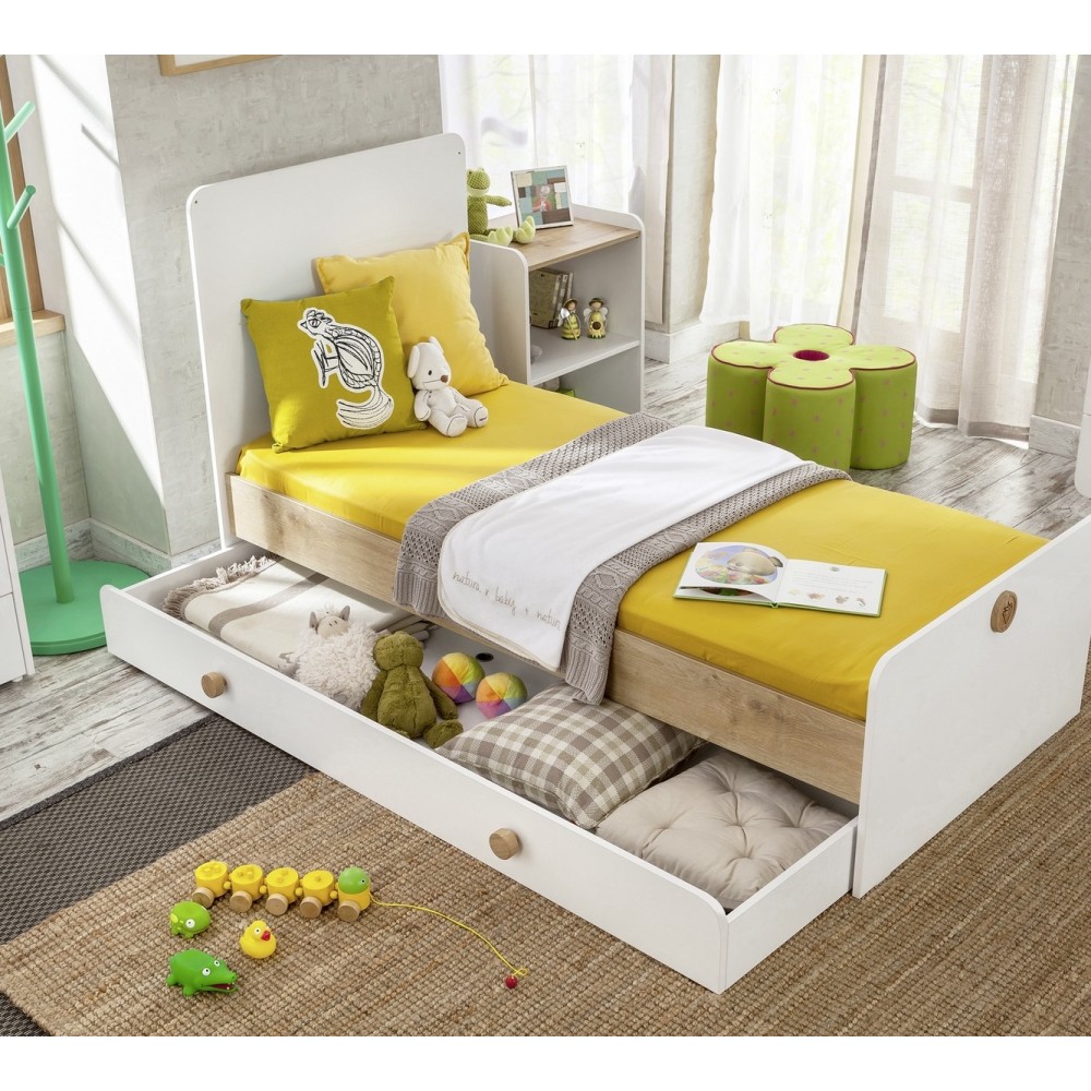 kasa-store Babynatura Kinderbett Einzelbett offen