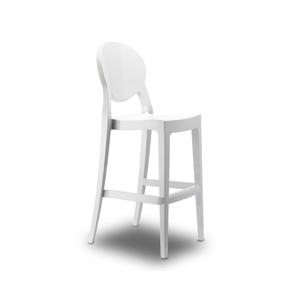 igloo stool scab white