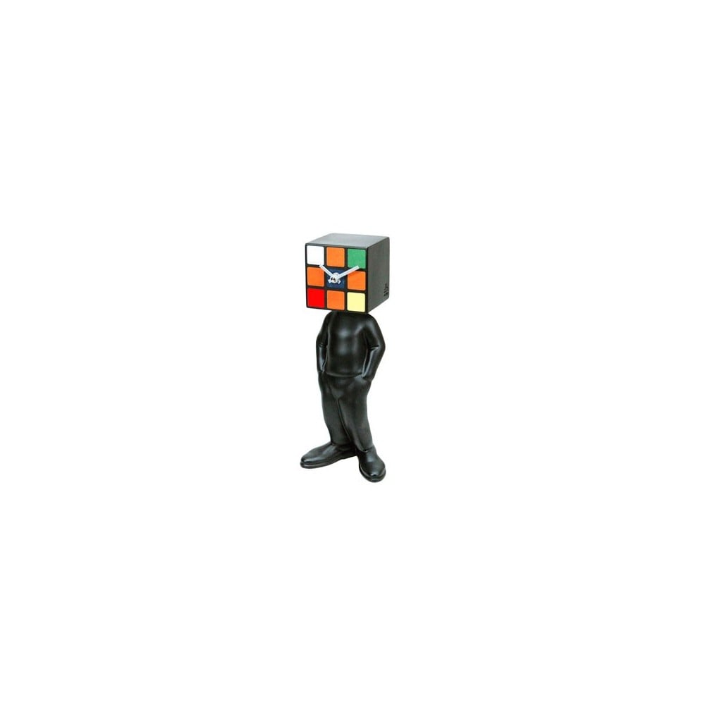 Horloge de table homme Kubico avec tête de cube différentes finitions et designs