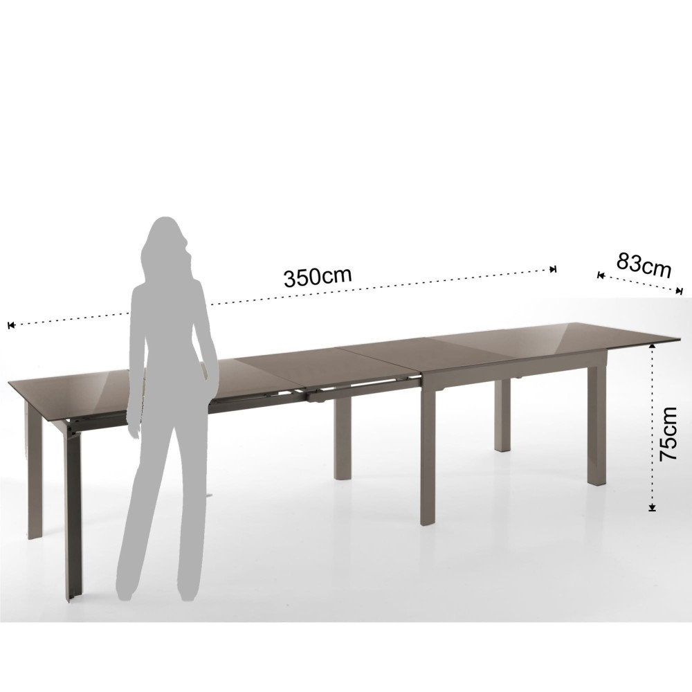 Lustiger ausziehbarer Tisch für bis zu 20 Personen