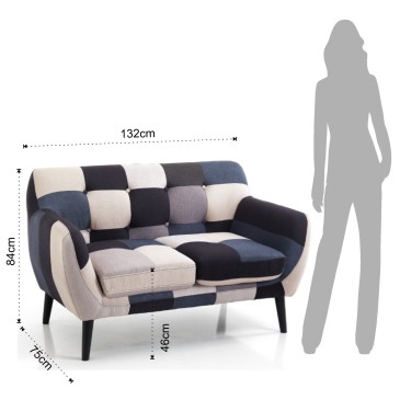 Gialos modernes Sofa von Tomasucci mit 2 oder 3 Sitzen