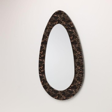 Serpent miroir maganda pierres
