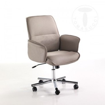 Cony office armchair by Tomasucci covered in synthetic leather