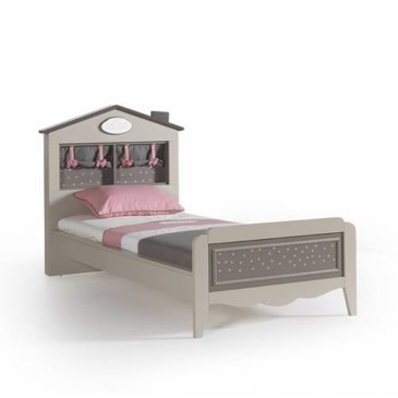 Pretty κρεβάτι Διατίθεται σε queen-size ή queen-size κρεβάτι, με καπιτονέ κεφαλάρι
