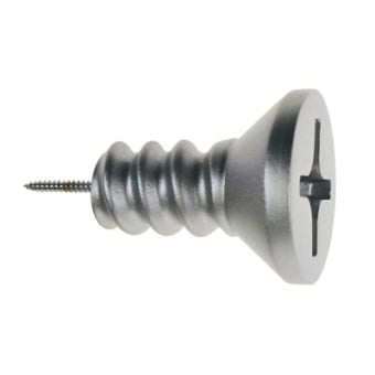 Wall hanger screw measures cm L 7 x D 9 x H 7. Resin worked by hand. Maximum load 3 kg.